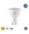 GLOBOSTAR® FLOODO 60104 Σποτ GU10 MR16 LED 8W 752lm 120° AC 220-240V IP20 Θερμό Λευκό 2700K - Lumileds SMD Chip - Μ5 x Π5 x Υ5.8cm - 3 Χρόνια Εγγύηση